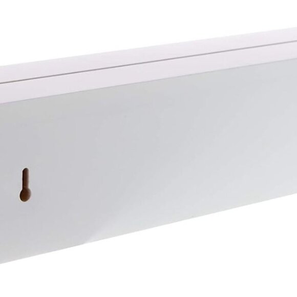 kieragrace (FN00395-9) Finley 24" Wall Shelf with 3 Metal Hooks in White finish - Picture 4 of 4